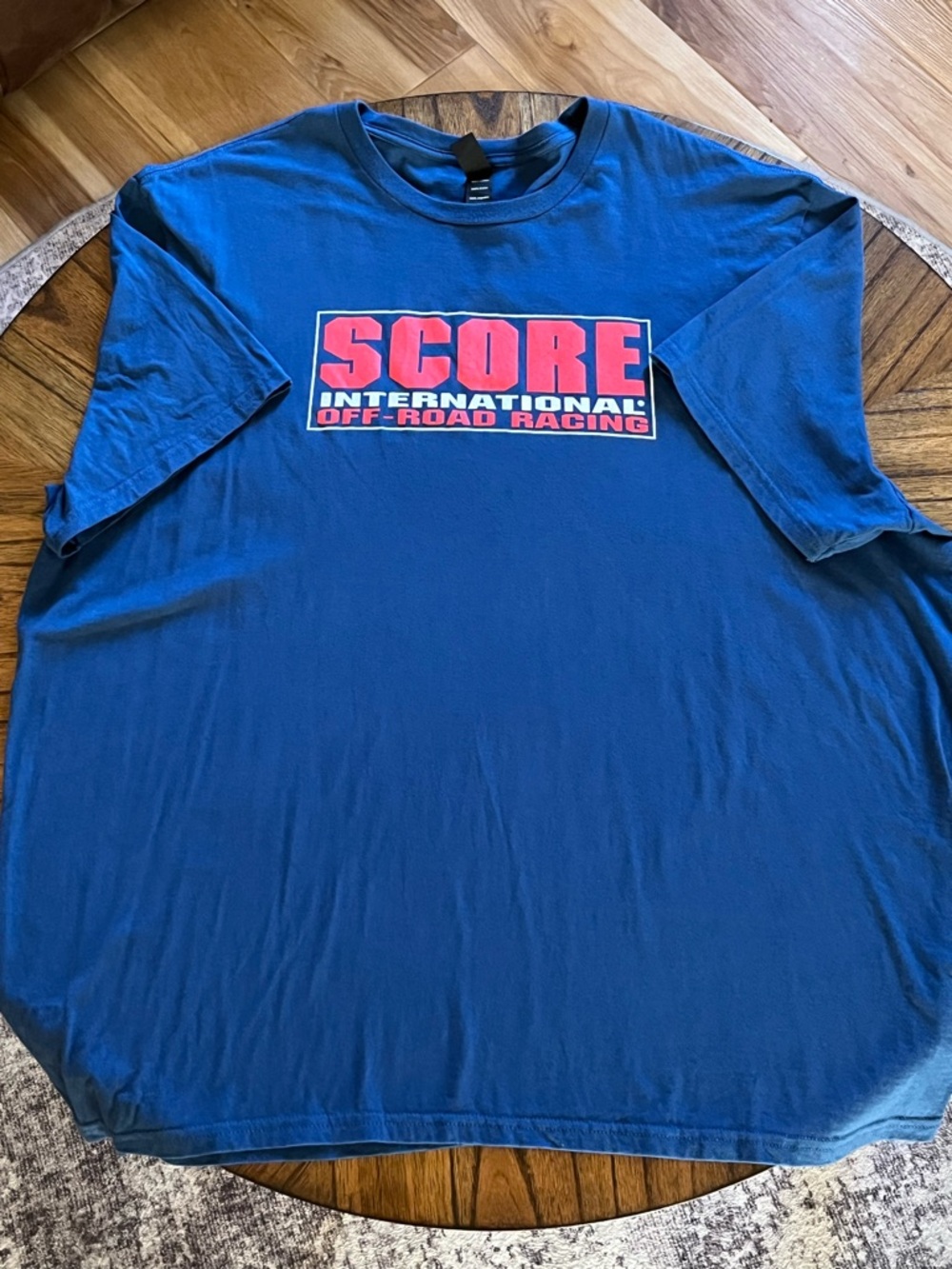 SCORE Off-Road Racing Graphic T-Shirt Blue Dist RICT 3XL